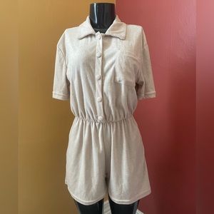 Women’s Terry Cloth Romper ( 4 )